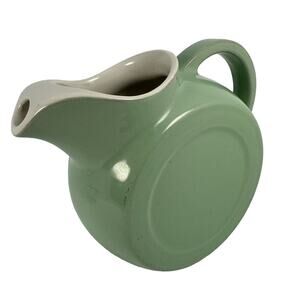 Vintage Pitcher Coorsite Mid Century Mint Green Number 992  with Handle